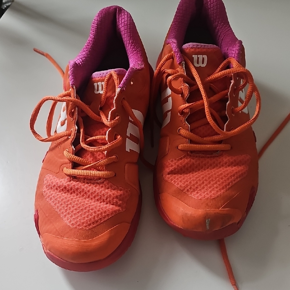 Wilson Orange and Pink Sneakers Lightweight Mesh